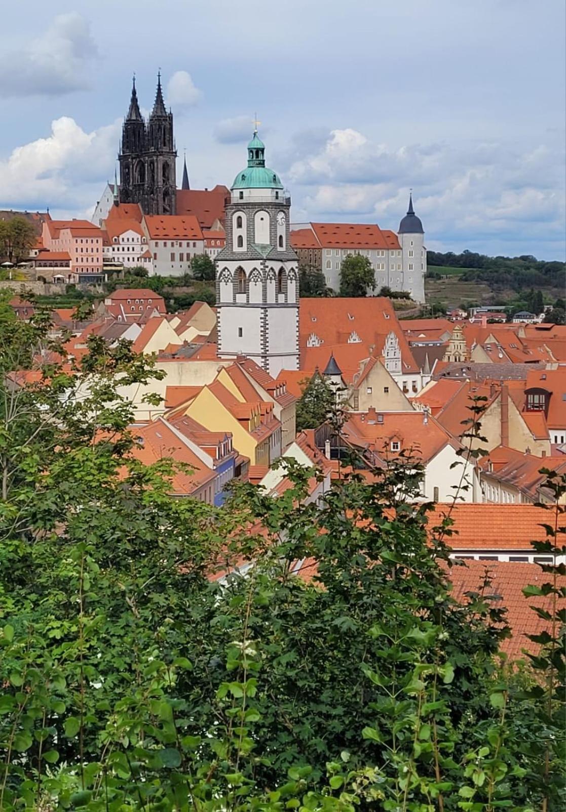Cosel Apartment Altstadt Radfahrer Balkon Meissen Luaran gambar